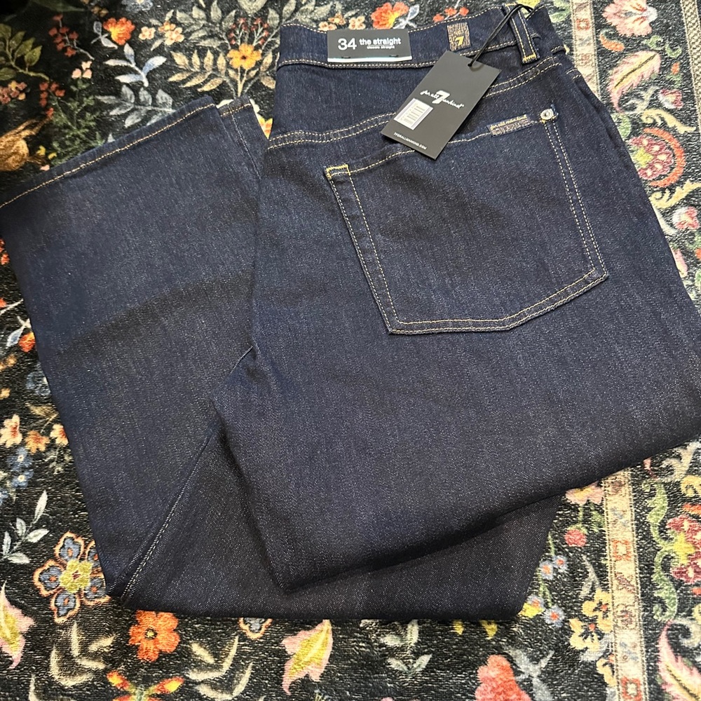 NWT Men’s 7 For All Mankind The Straight Jeans